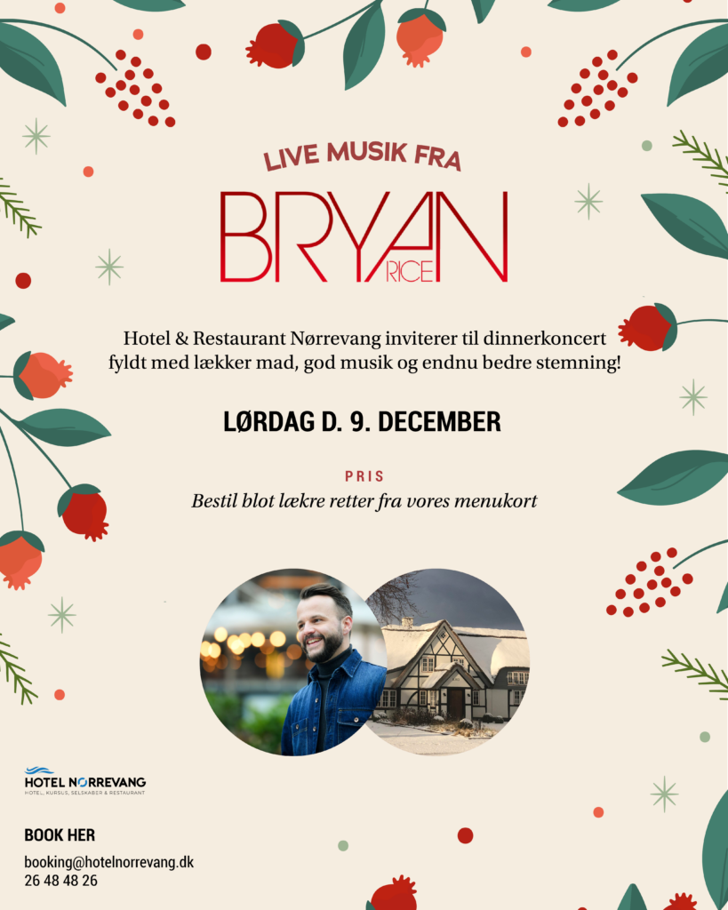 Live musik fra Bryan Rice plakat